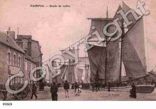 Ville de PAIMPOL, carte postale ancienne