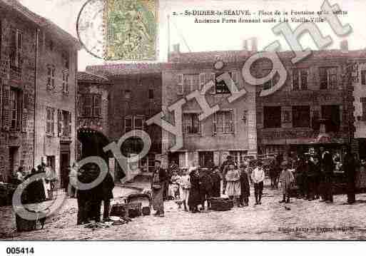 Ville de SAINTDIDIERENVELAY, carte postale ancienne