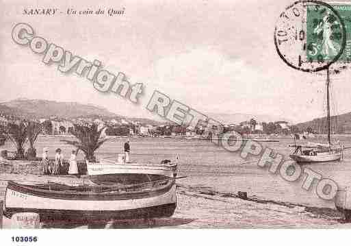 Ville de SANARY, carte postale ancienne