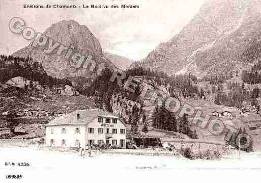 Ville de VALLORCINE, carte postale ancienne