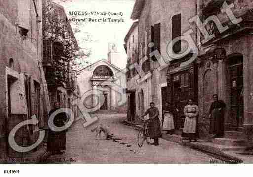 Ville de AIGUESVIVES, carte postale ancienne