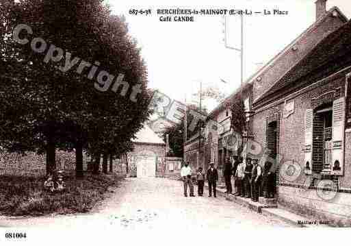 Ville de BERCHERESSAINTGERMAIN, carte postale ancienne