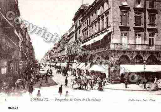 Ville de BORDEAUX, carte postale ancienne