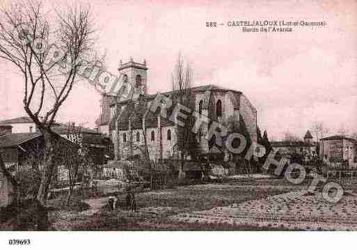 Ville de CASTELJALOUX, carte postale ancienne