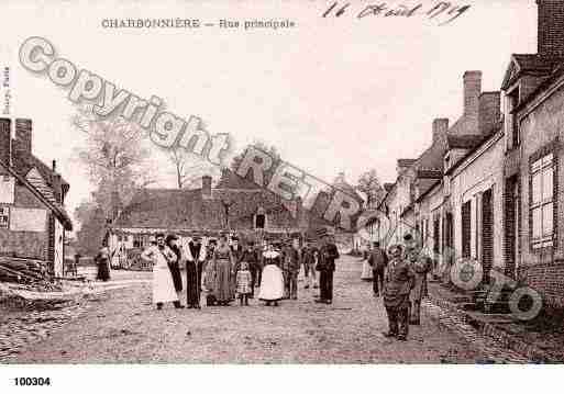 Ville de CHARBONNIERES, carte postale ancienne
