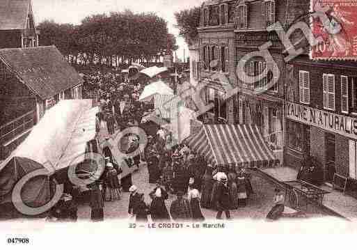 Ville de CROTOY(LE), carte postale ancienne