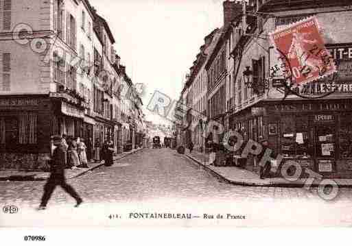 Ville de FONTAINEBLEAU, carte postale ancienne