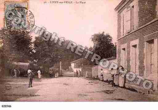 Ville de LIVRYLOUVERCY, carte postale ancienne