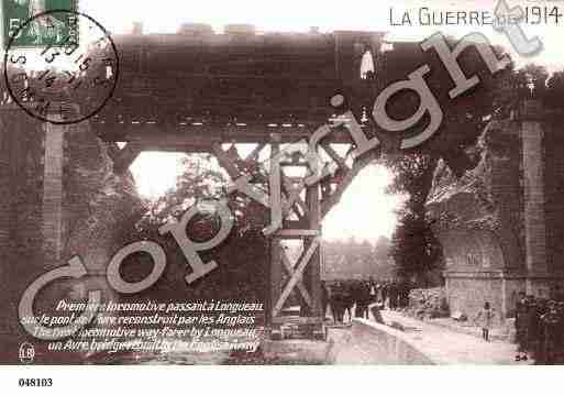 Ville de LONGUEAU, carte postale ancienne