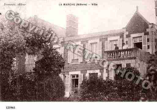 Ville de MARCHE(LA), carte postale ancienne