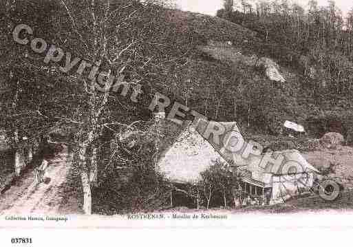 Ville de ROSTRENEN, carte postale ancienne