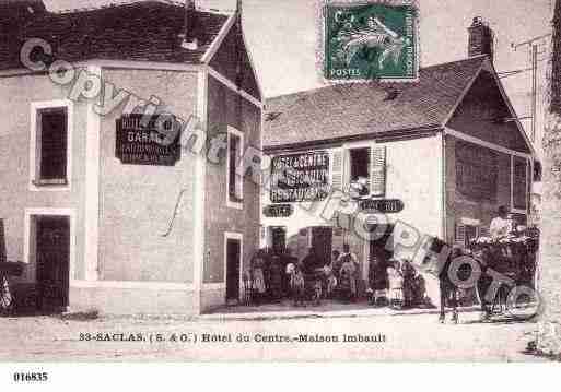 Ville de SACLAS, carte postale ancienne