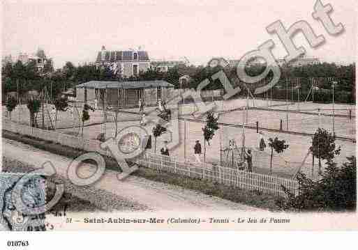 Ville de SAINTAUBINSURMER, carte postale ancienne