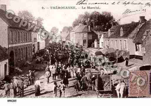 Ville de THEROUANNE, carte postale ancienne