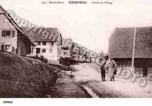 Ville de UEBERSTRASS, carte postale ancienne