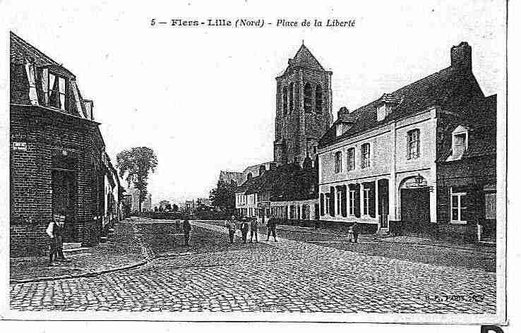 Ville de VILLENEUVED'ASQ, carte postale ancienne