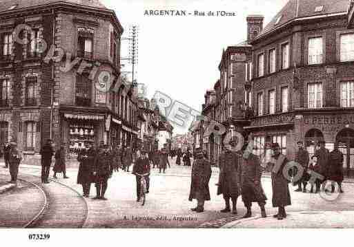 Ville de ARGENTAN, carte postale ancienne