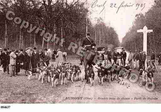 Ville de AUMONT, carte postale ancienne