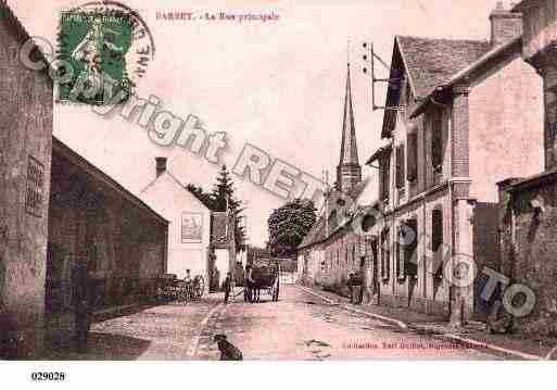 Ville de BARBEY, carte postale ancienne