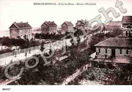 Ville de BULLYLESMINESGRENAY, carte postale ancienne