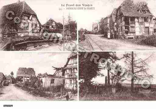 Ville de BURNHAUPTLEHAUT, carte postale ancienne