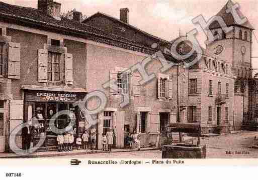 Ville de BUSSEROLLES, carte postale ancienne