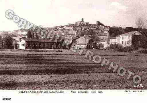 Ville de CHATEAUNEUFDEGADAGNE, carte postale ancienne