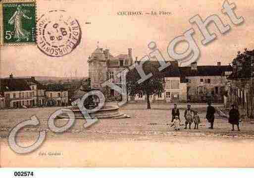 Ville de COURSONLESCARRIERES, carte postale ancienne