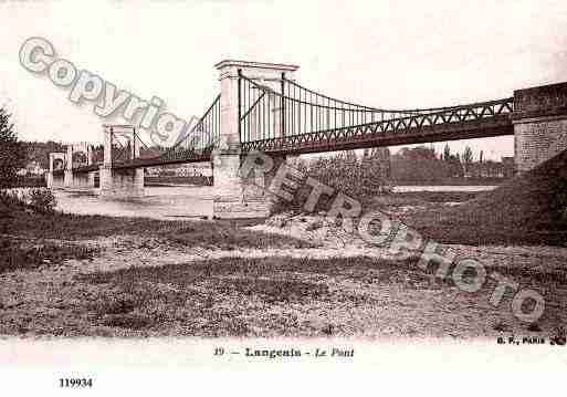 Ville de LANGEAIS, carte postale ancienne