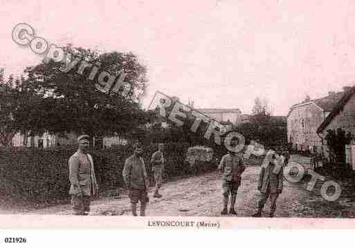 Ville de LEVONCOURT, carte postale ancienne