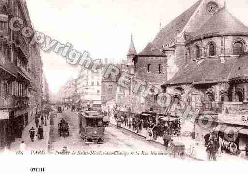 Ville de PARIS3, carte postale ancienne