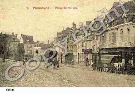 Ville de PICQUIGNY, carte postale ancienne