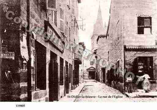 Ville de SAINTDIDIERENVELAY, carte postale ancienne