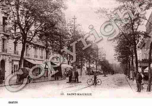 Ville de SAINTMAURICE, carte postale ancienne