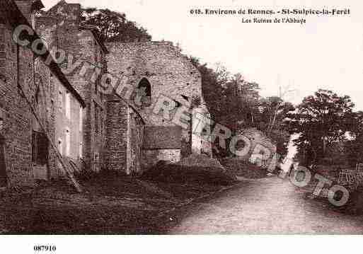 Ville de SAINTSULPICELAFORET, carte postale ancienne