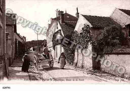 Ville de THOMERY, carte postale ancienne