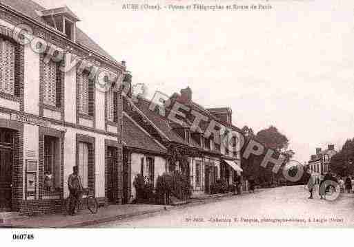 Ville de AUBE, carte postale ancienne