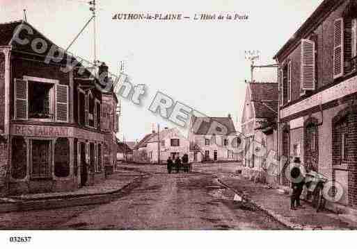 Ville de AUTONLAPLAINE, carte postale ancienne