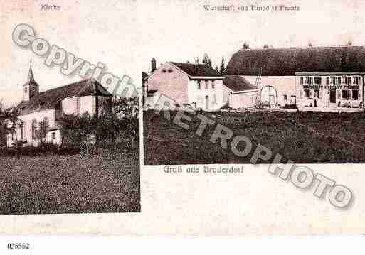Ville de BROUDERDORFF, carte postale ancienne