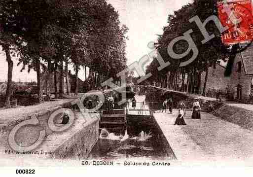 Ville de DIGOIN, carte postale ancienne