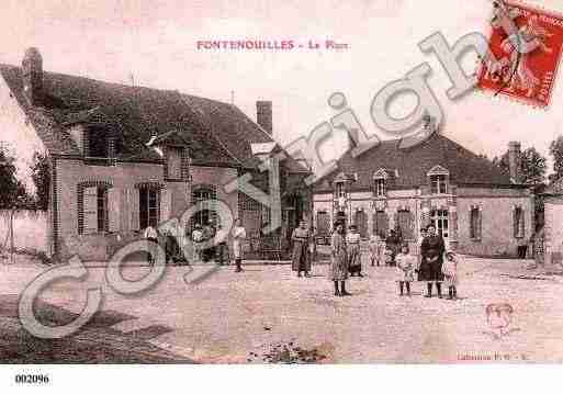 Ville de FONTENOUILLES, carte postale ancienne