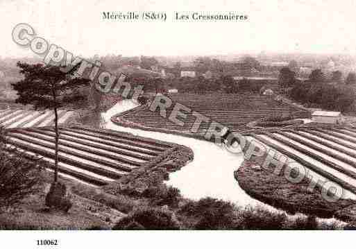 Ville de MEREVILLE, carte postale ancienne