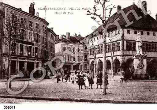 Ville de RAMBERVILLERS, carte postale ancienne