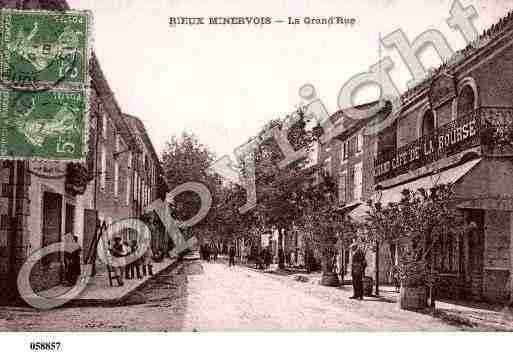 Ville de RIEUXMINERVOIS, carte postale ancienne