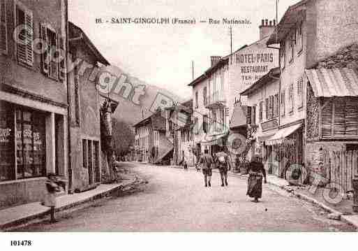 Ville de SAINTGINGOLPH, carte postale ancienne