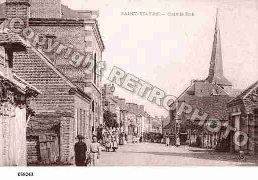 Ville de SAINTVIATRE, carte postale ancienne