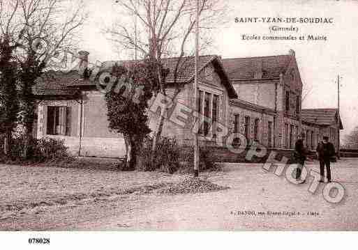 Ville de SAINTYZANDESOUDIAC, carte postale ancienne