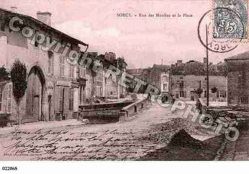 Ville de SORCYSAINTMARTIN, carte postale ancienne