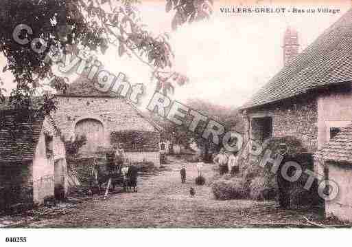 Ville de VILLERSGRELOT, carte postale ancienne
