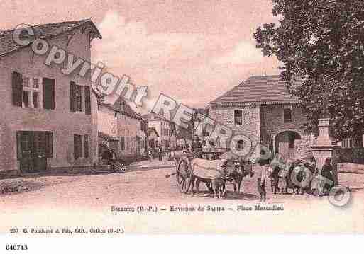 Ville de BELLOCQ, carte postale ancienne